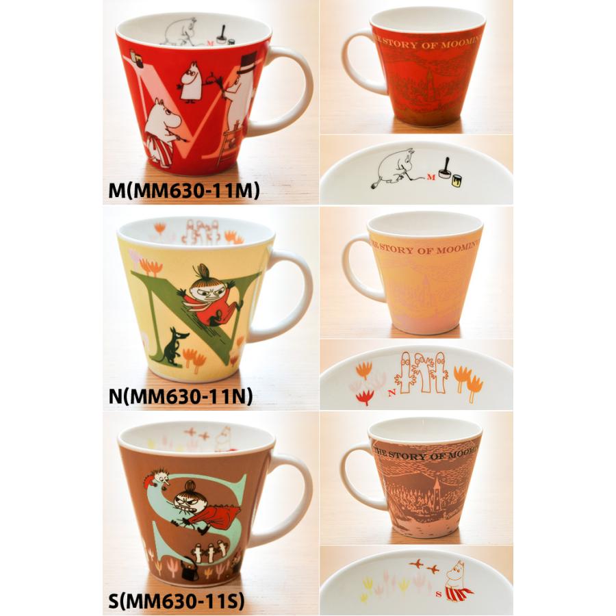 MOOMIN ムーミン イニシャルマグ 箱入り THE STORY OF MOOMINVALLEY MM630-11 選べる10デザイン MOOMIN 磁器 日本製 MOOMIN |  | 02