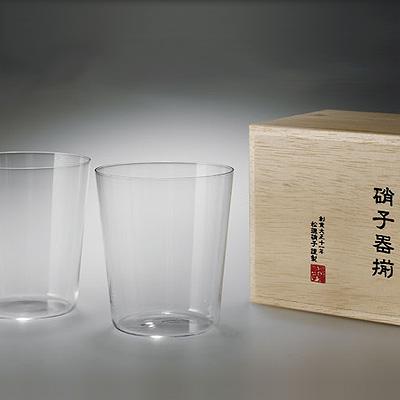 松徳硝子 うすはり オールド 木箱入り 2個セット グラス 最大71％オフ！ コップ 2871020 ギフト ロックグラス 安い 激安 プチプラ 高品質 Ｌ