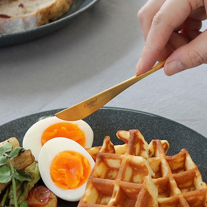 【12本までメール便可】Cutipol クチポール MOON MATT ムーン マットゴールド MO06GF デザートナイフ 直輸入品 |  | 02