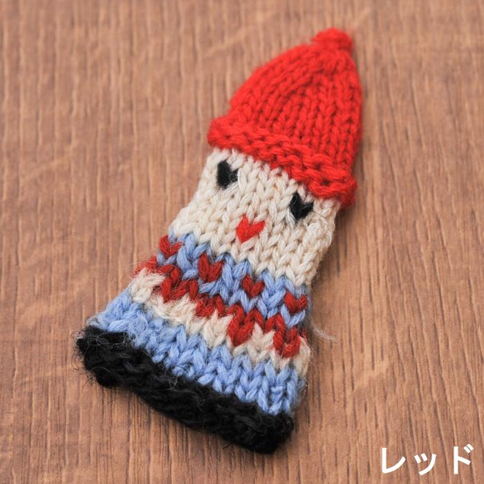 [ メール便可 ] エストニア ハンドメイド 手編み 指人形 帽子 選べる3色 |  | 01