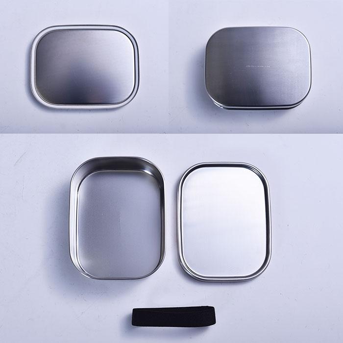 工房アイザワ フードボックス 中 日本製 燕三条 670ml お弁当箱 ランチボックス バンド付き UTILE lunch-box 70266 送料無料 | 工房アイザワ | 04