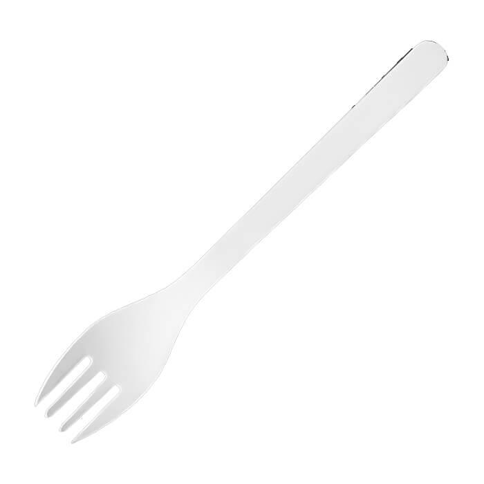 工房アイザワ WHITE ＆ BLACK サラダフォーク WH (2947) 送料無料 | 