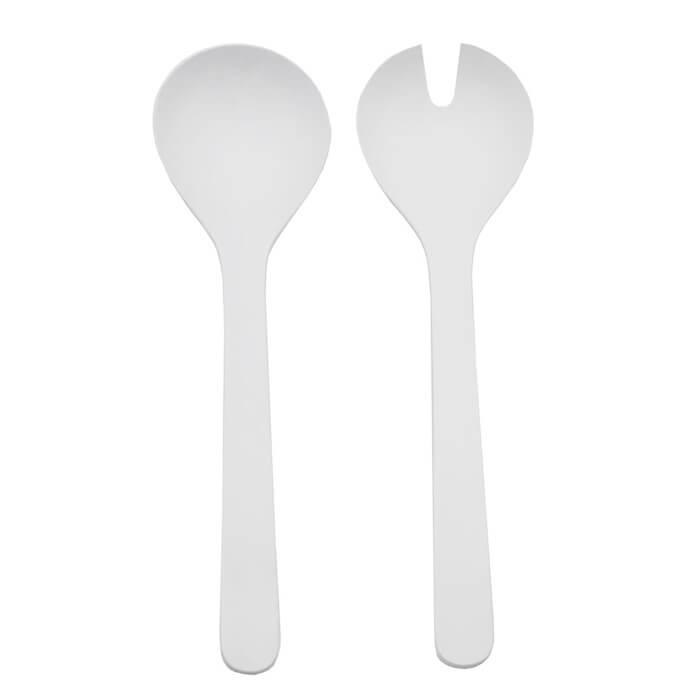 工房アイザワ WHITE ＆ BLACK サラダサービスS・Fセット WH (2945) 送料無料 | 