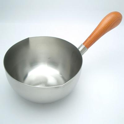 工房アイザワ 両口付 ミルクパン 木柄手造 130mm (1902) 送料無料 | 工房アイザワ