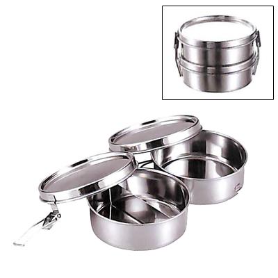 工房アイザワ UTILE Lunch-box 丸型 ランチボックス 2段 (70149) 送料無料 | 