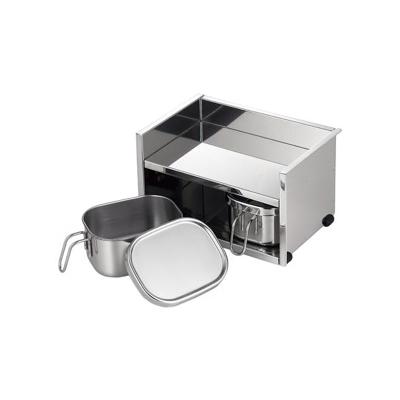 工房アイザワ UTILE serve-pot 調味料ラック 2PC 小 (6214) 送料無料