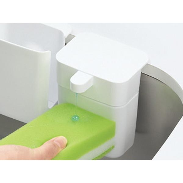 a3/エーキューブ　kich！to/キチッと シンクのディスペンサー 【ホルダー/ソープ/洗剤/aキューブ/三栄水栓】＜ホワイト＞ |  | 01