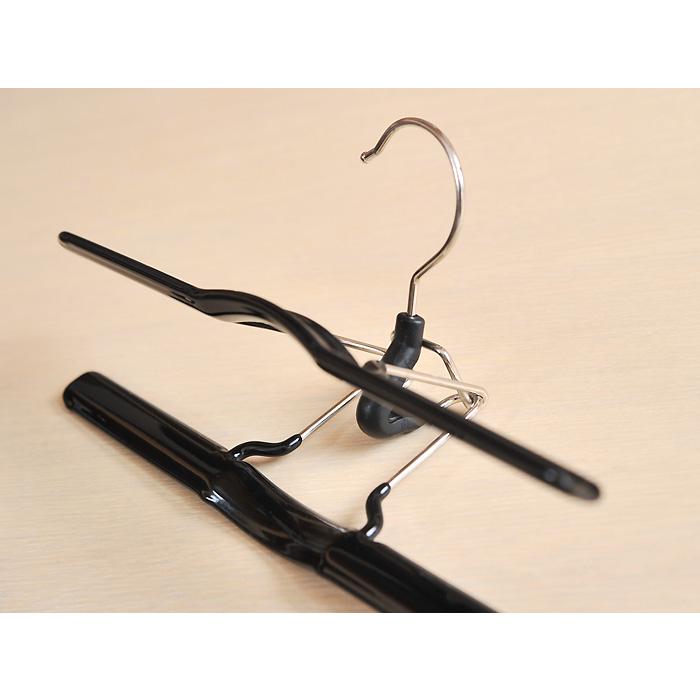 MAWA/マワ　MAWAハンガー mat26 （パンツ・スカート用） ブラック 【カラーハンガー/マワハンガー/滑らないハンガー/ノンスリップハンガー】＜26cm＞ |  | 02