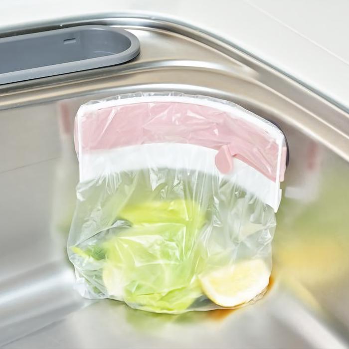 レイエ パコン!としまる ごみ袋ホルダー （グレー）　LS1517GR 【 leye AUX オークス 三角コーナー 】 |  | 02