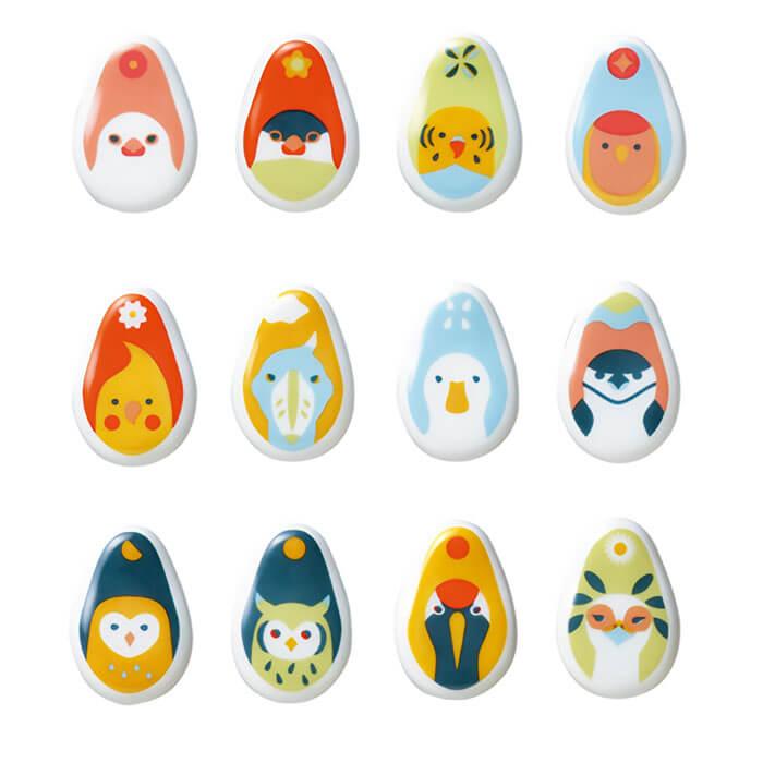 前畑 ことりたち 箸置き コトリタチ KOTORITACHI 高原綾デザイン 日本製 はしおき 食洗機OK | 