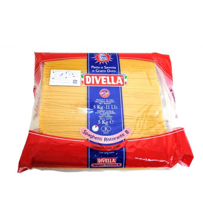 Divella （ディヴェッラ）スパゲッティ（1.75mm）No.8 5kg | 