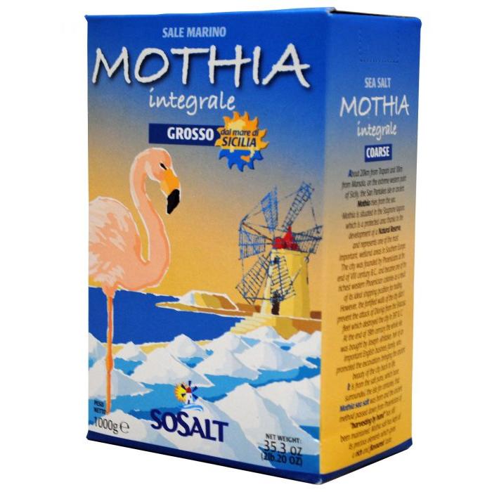 SOSALT(ソサルト) “モティア” サーレ・インテグラーレ・グロッソ(粗粒) 1kg