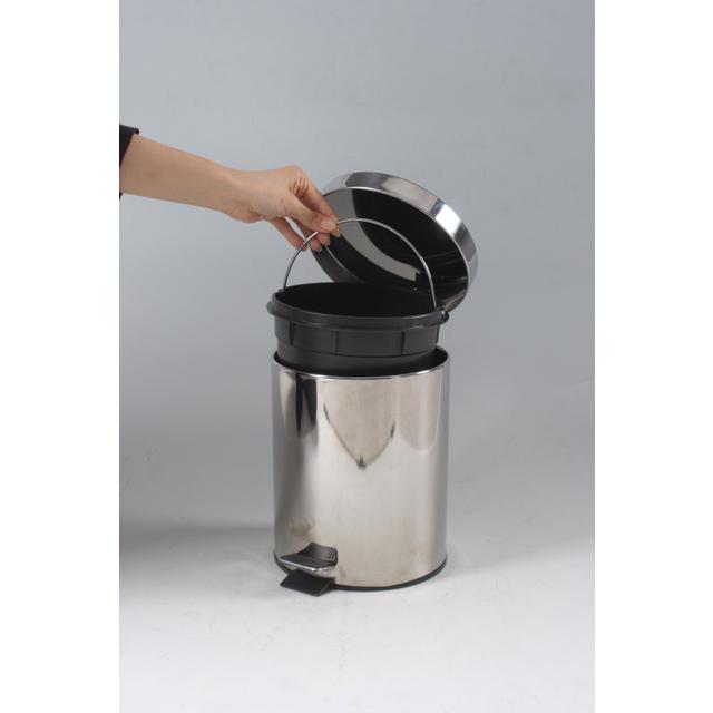 ステンレス　ラウンドペダルペール 5L（78831） |  | 01
