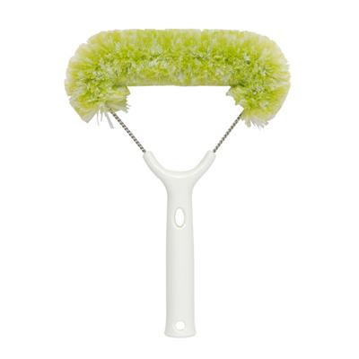 山崎産業　網戸用ブラシ 柄付キ スッキリバスボンクン　＜グリーン＞ | 