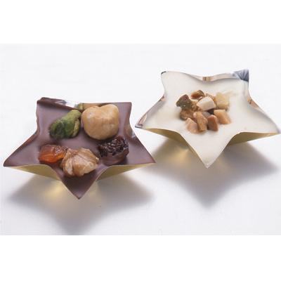 チョコカップ　チョコレート型　星　２色　40枚入 送料無料 |  | 01