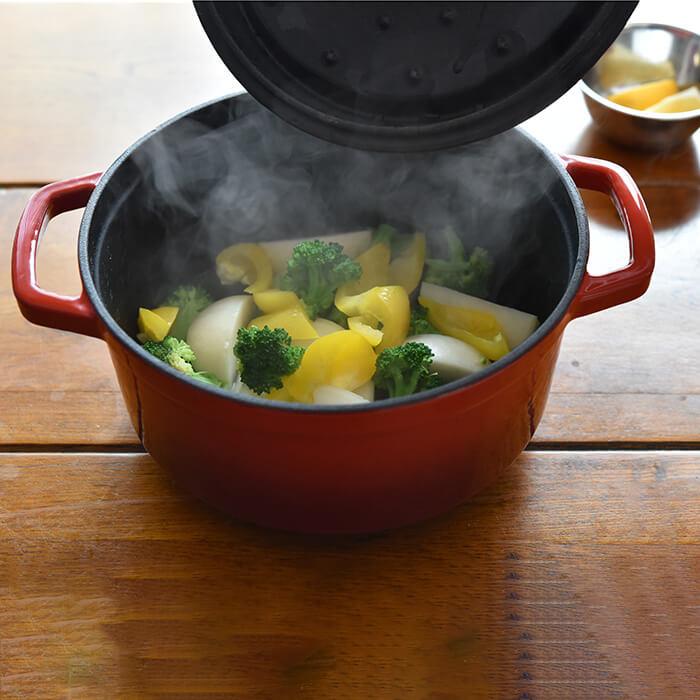 鋳物ホーロー鍋 レシピブック付 22cm コージークック 鋳物 ホーロー鍋