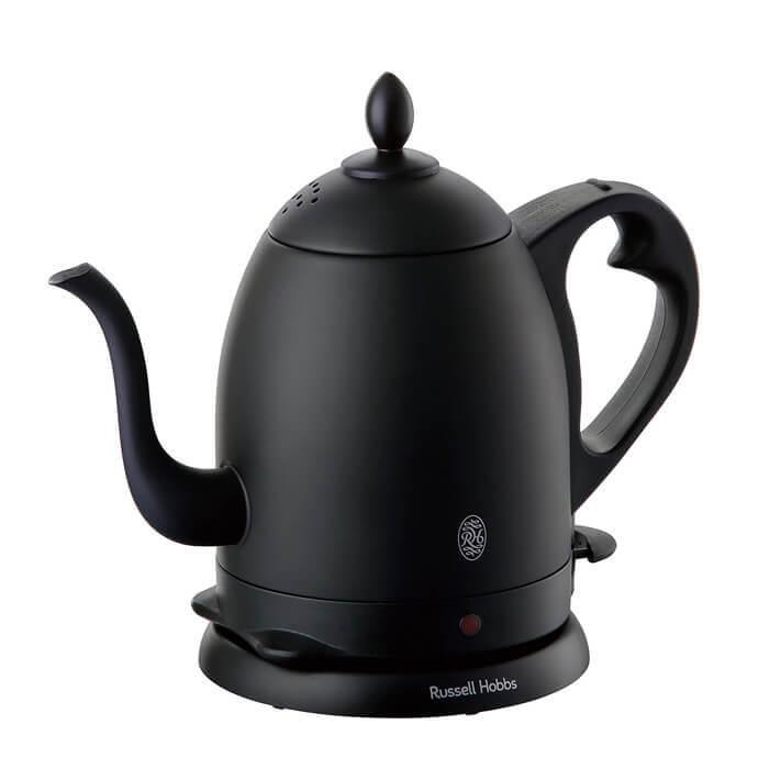 ラッセルホブス カフェケトル 0.8L マットブラック 7408JP-88 電気