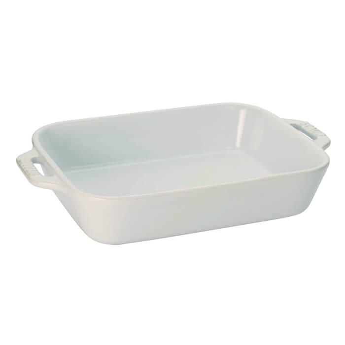 ストウブ セラミック レクタンギュラーディッシュ　ホワイト ( 20cm ) グラタン皿 staub | Staub