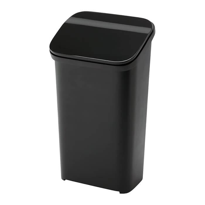 リス スムース プッシュダスト 20L BK GBBH008 ( ふた付き ) ブラック ゴミ箱 インテリア :791-5668:アドキッチン -  通販 - Yahoo!ショッピング