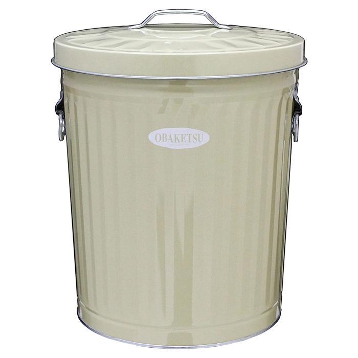 ゴミ箱 オバケツ 日本製 33L CI35 アイボリー【キャンセル・返品不可】【沖縄・北海道・離島・一部地域お届け不可】 | 