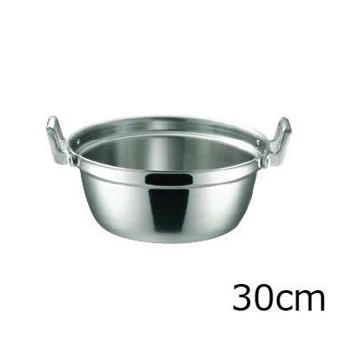 KO　19-0電磁対応　段付鍋　30cm KO 19-0電磁対応寸胴鍋(蓋無) 30cmステンレス鍋IH対応電磁調理