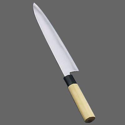 堺實光 匠練銀三 和牛刀(両刃) 和包丁 37636_刃渡27cm | 包丁 堺孝行銀 