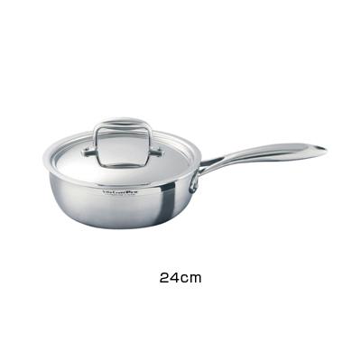 ビタクラフト プロ ソテーパン （蓋付） 24cm（ No.0133