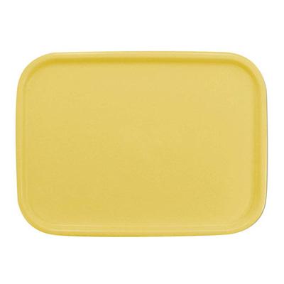 カラーコレクショントレー 角（ノンスリップ加工） M 360×265×H17mm ＜パステルイエロー＞ | 