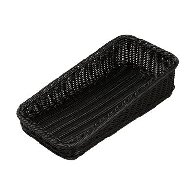 PP ベーカリーバスケット 斜め 30型 BB-K4030-BK 400×300×100mm＜ブラック＞ | 