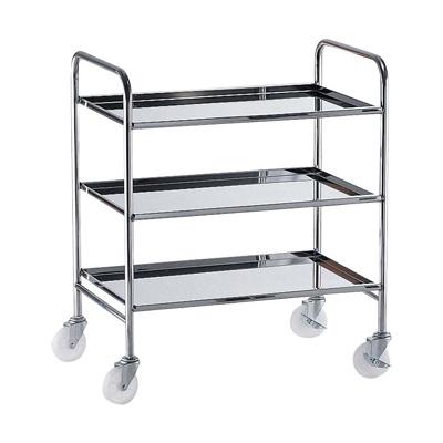 TKG 18-8 衛生サイドアップワゴン 3段 ナイロン車 735×475×H870mm | 