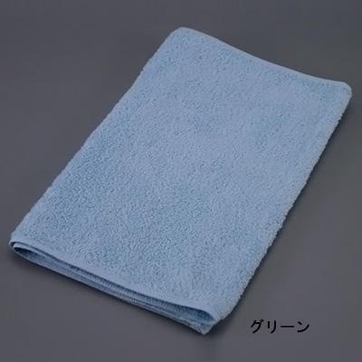 ウォッシュタオル 8160 （1袋・10枚入） 約340×400mm ＜グリーン＞ | 