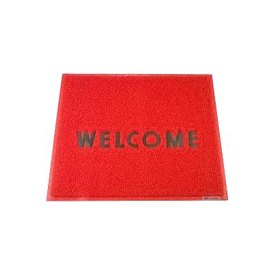 3M 文字入マット WELCOME 900×750mm ＜赤＞ | 