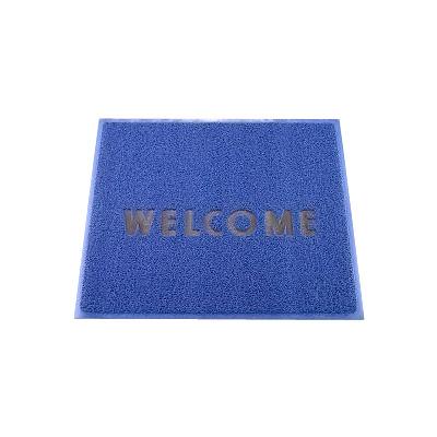 3M 文字入マット WELCOME 900×750mm ＜青＞ | 
