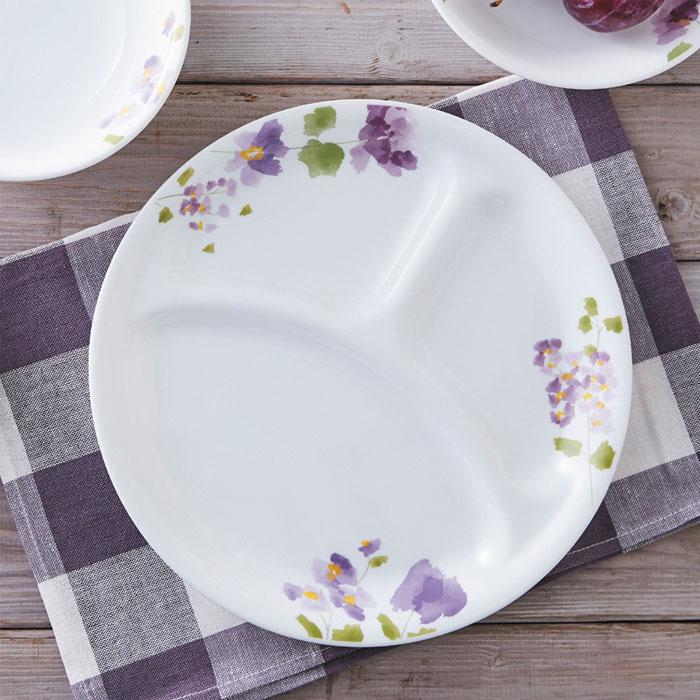 パール金属 コレール CORELLE バイオレット ミスト ランチ皿 (大) CP-9422 J310-VM 軽量 割れにくい |  | 01