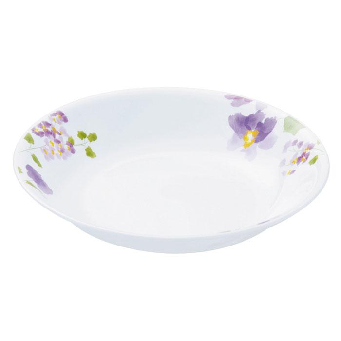パール金属 コレール CORELLE バイオレット ミスト 深皿 J420-VM P-9428 軽量 割れにくい | 