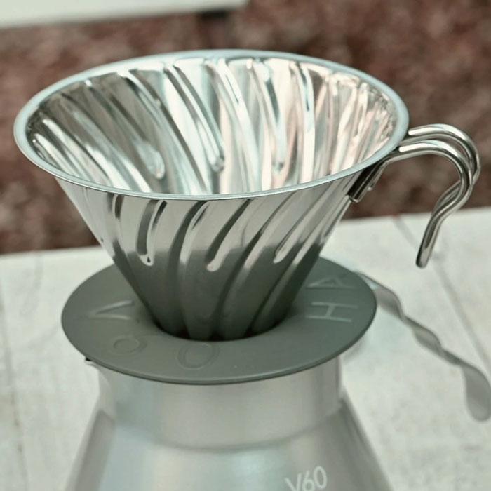 HARIO ハリオ V60メタルドリッパー O-VDM-02-H 1〜4杯用 アウトドア専用 HARIO outdoor 送料無料 | HARIO | 01