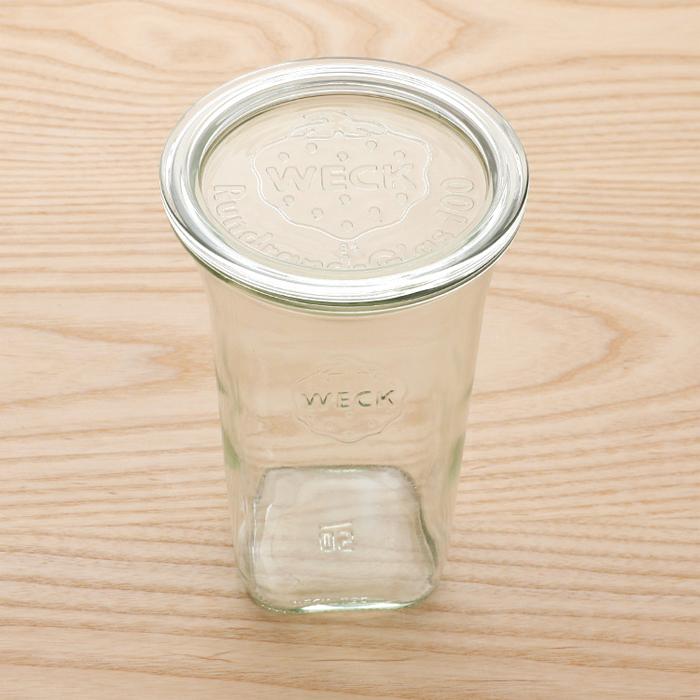WECK ウェック クアドロ WE769 キャニスター 795ml 直径 Lサイズ 保存容器 ガラスキャニスター WE769 容器 ガラス ガラス容器 並行輸入品 送料無料 | WECK | 02