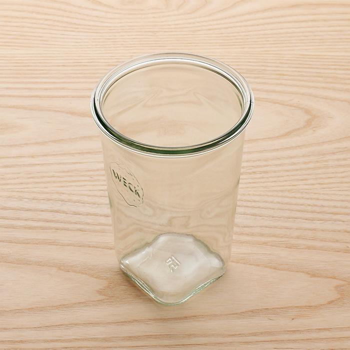 WECK ウェック クアドロ WE769 キャニスター 795ml 直径 Lサイズ 保存容器 ガラスキャニスター WE769 容器 ガラス ガラス容器 並行輸入品 送料無料 | WECK | 04