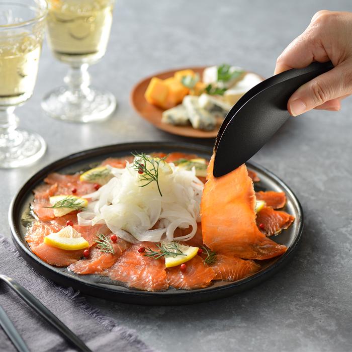 オークス AUX とりわけトング ブラック BK AUT1402 日本製 | オークス | 01