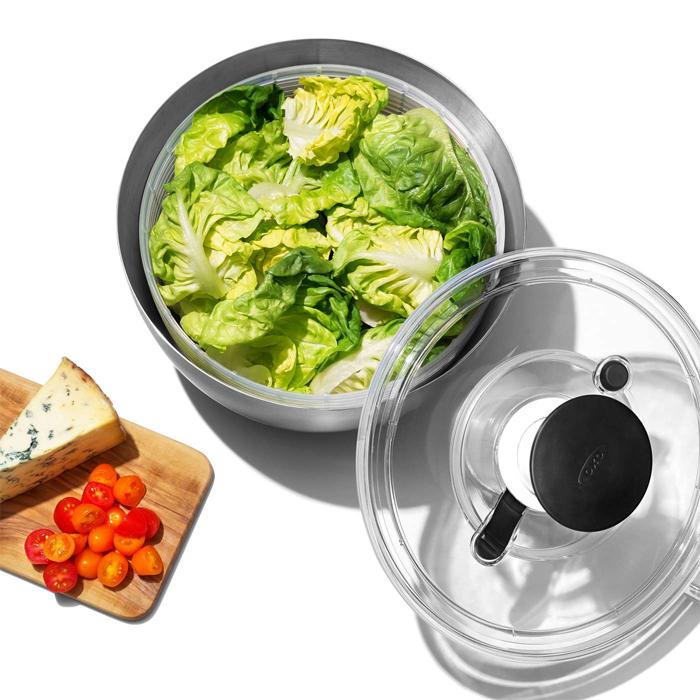 【新品・未使用】OXO オクソー ステンレスサラダスピナー 1071497 OXO オクソー ステンレスサラダスピナー ｜ OXO（オクソー）公式