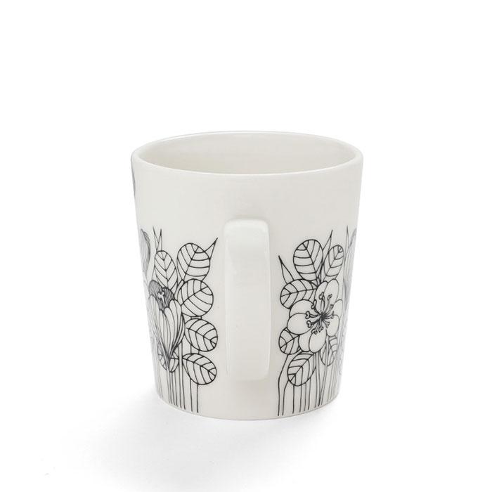 アラビア クロッカス 101099 マグ 300ml ブラック ARABIA Krokus エステリ・トムラ マグカップ 電子レンジ対応 食洗機対応 並行輸入品 送料無料 | クロッカス | 03