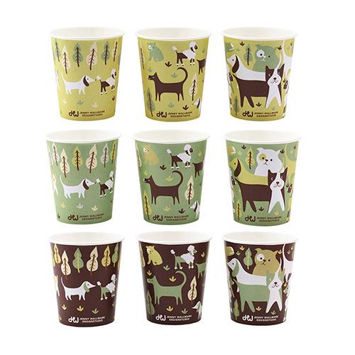 サンナップ JWドッグペーパーカップ205ml50個 C2050JWD | 