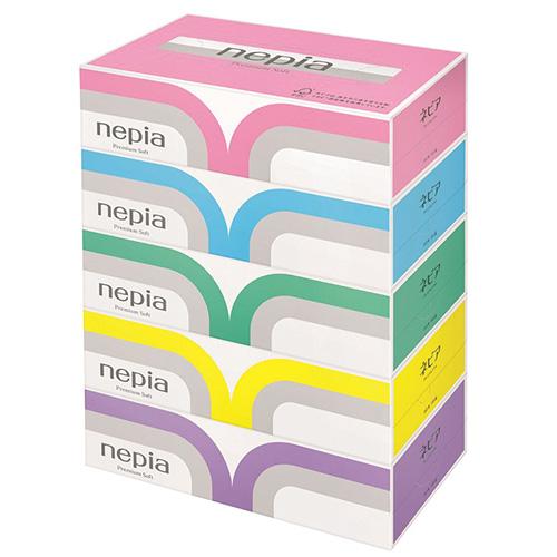 王子ネピア ネピアプレミアムソフトティシュ5P N-PS5P 180W(5P) 送料無料 | 