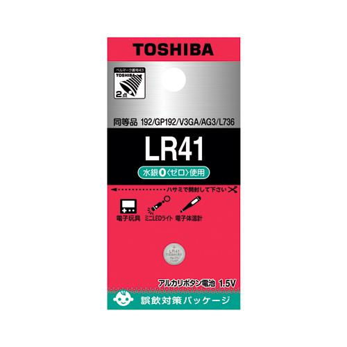 東芝 アルカリボタン電池 LR41EC | 