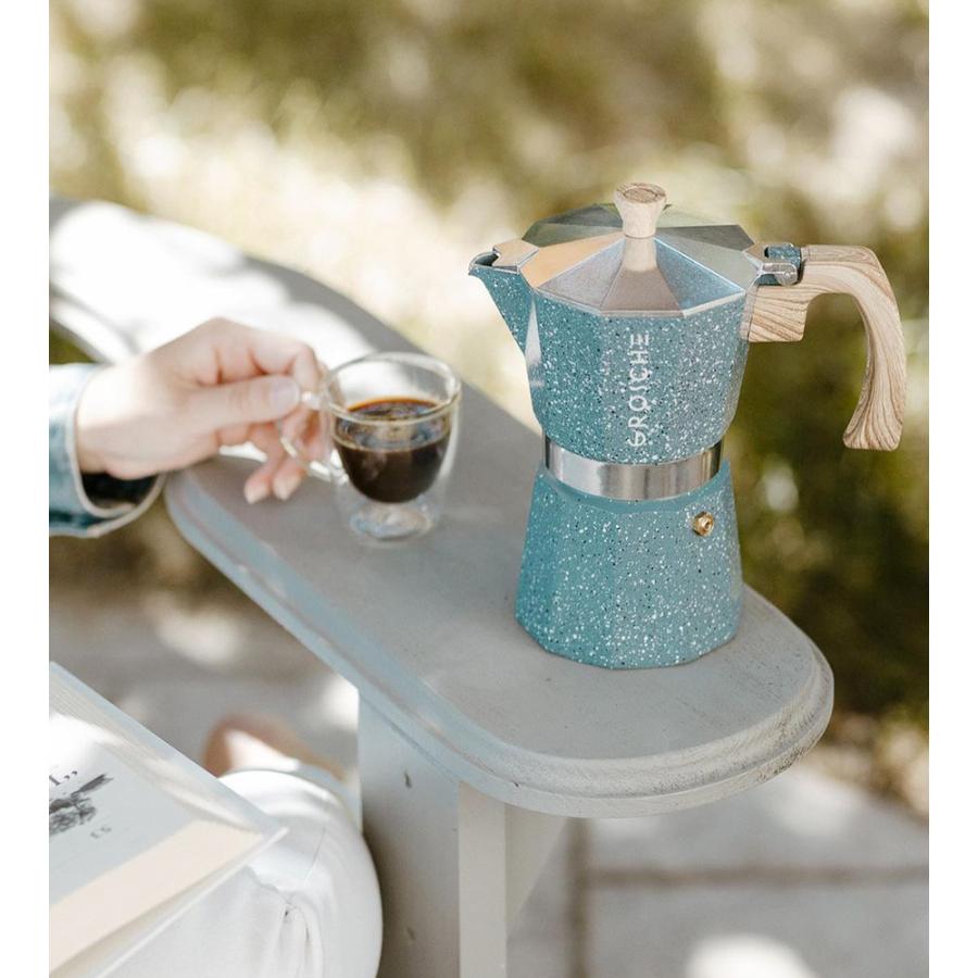 公式】Grosche ミラノストーン 6カップ マキネッタ モカポット