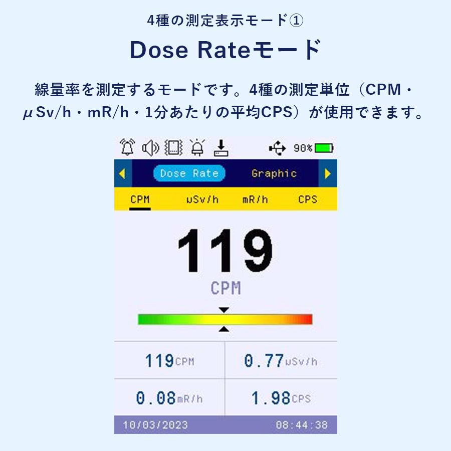 正規代理店保証1年】放射線測定器 GQ GMC-800 高精度 線量計 ガイガー