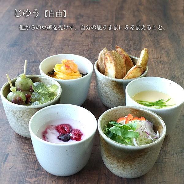 和食器 さざなみ フリーカップ 小鉢 そばちょこ 茶碗蒸し 日本製 : み