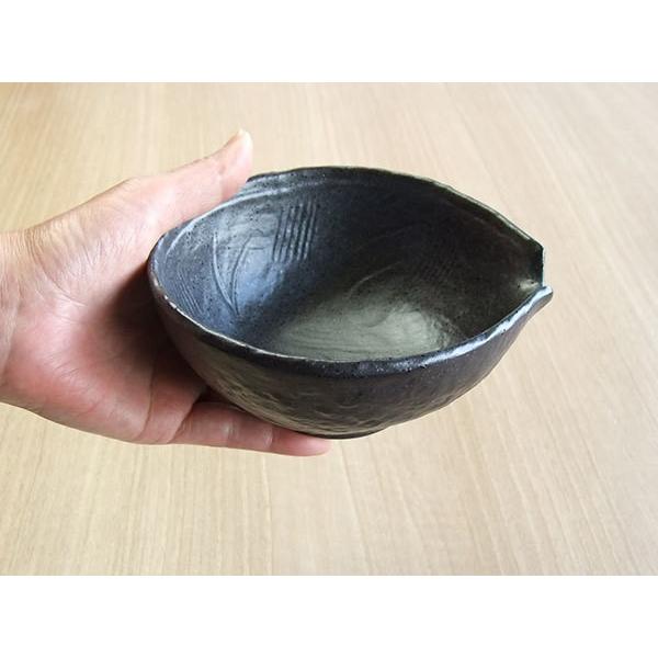 小鉢 食器 片口小鉢 黒備前 深鉢 片口 陶器 取り鉢 片口鉢 和 小鉢 食器 片口小鉢 黒備前 深鉢 片口 陶器 取り鉢 片口鉢 和