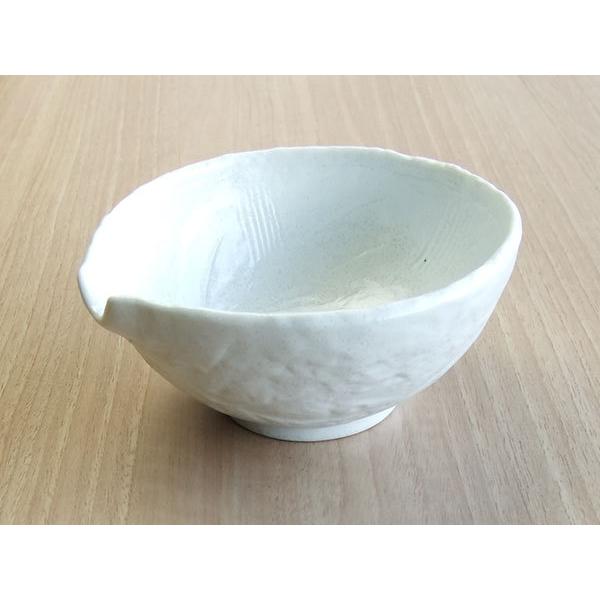 小鉢 食器 片口小鉢 白備前 深鉢 片口 陶器 取り鉢 片口鉢 和食器 : み
