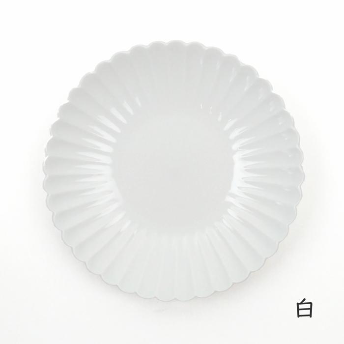 食器 中皿 取り皿 おしゃれ 菊型 18cm皿 和食器 美濃焼 銘々皿 花形 花